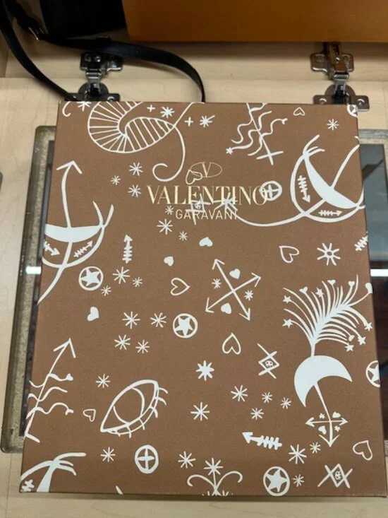 Valentino Santeria Leather Brown Ankle Boots Size 37.5 - Picture 11 of 12